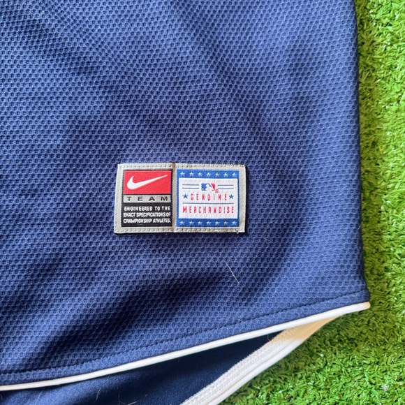 Atlanta Braves Nike Jersey Mens M Chipper Jones Baseball Y2K MLB Vintage - Picture 3 of 10